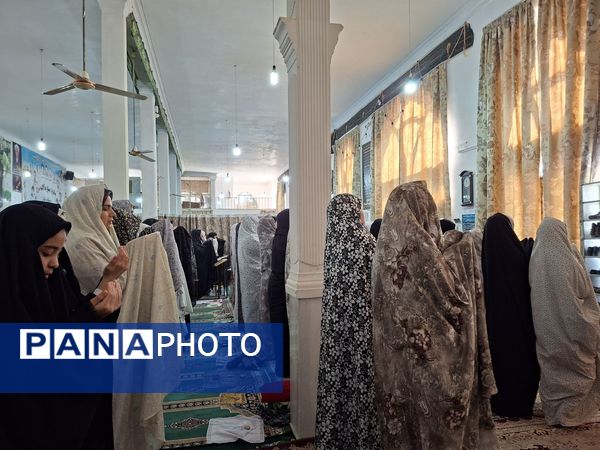 مراسم اعتکاف دانش آموزی آموزشگاه مریم سنگان شهرستان رشتخوار