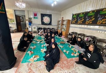 سفره‌ی ارادت دختران مسجد امیرالمؤمنین (ع) به حضرت رقیه (س)، اوج شکوفایی معنویت در ماه محرم