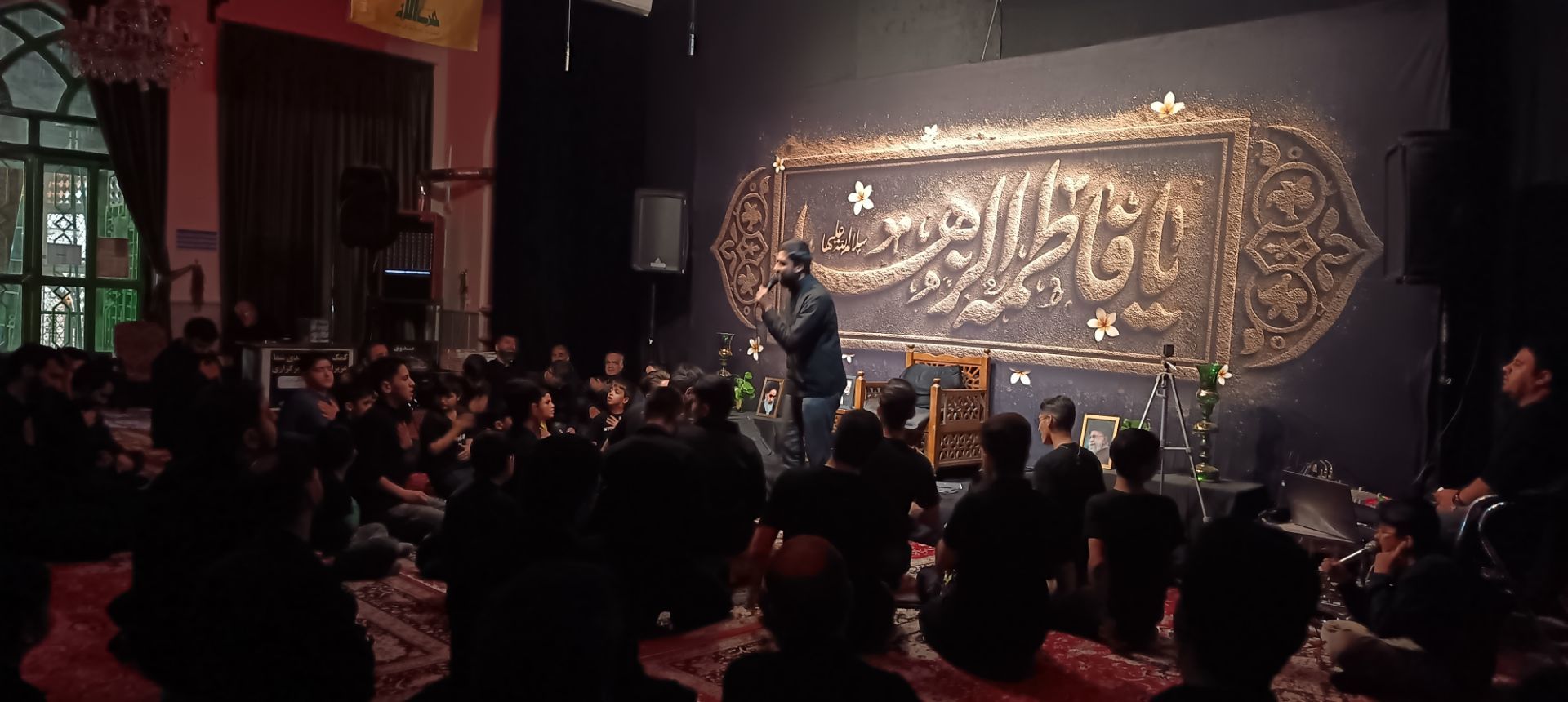 مراسم سینه زنی و دهه دوم فاطمیه در حسینیه شیرزاد نیشابور 