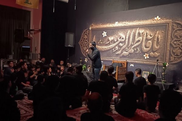 مراسم سینه زنی و دهه دوم فاطمیه در حسینیه شیرزاد نیشابور 