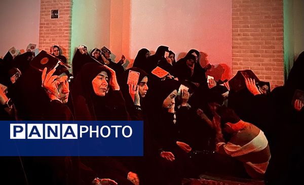 مراسم احیا شب بیست و یکم در حسینیه سفید اشکذر 