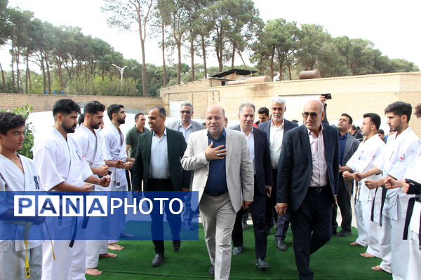افتتاح سالن ورزشی شهید سلیمانی هنرستان انقلاب اسلامی یزد
