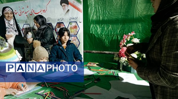 موکب  فرهنگی کودکان در شهرستان کاشمر 