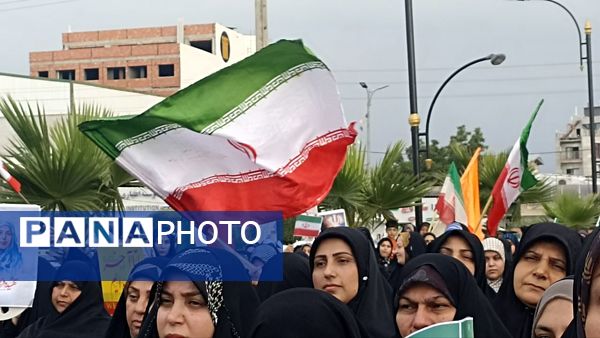 تجمعات پرشور مردم شهرستان محمودآباد برای عملیات وعده صادق۳