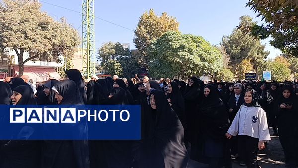 راهپیمایی بشارت نصر در نیشابور 