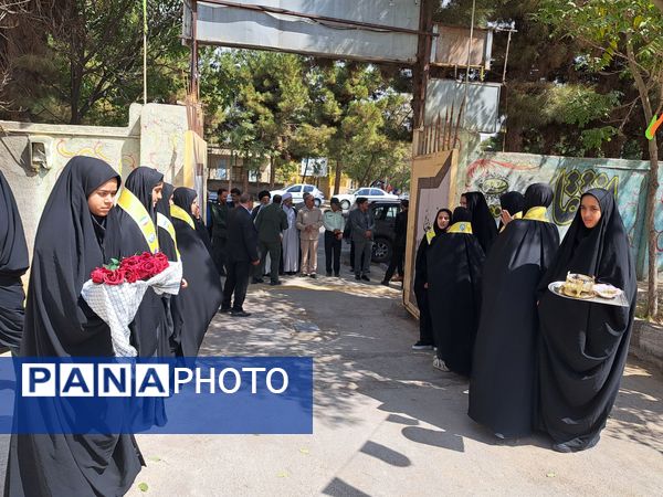 آیین بازگشایی مدارس و افتتاح نماز خانه، در آموزشگاه تکتم باخرز