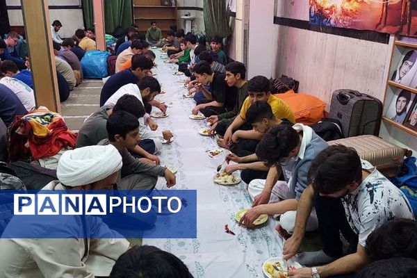 اولین روز حضور پسران ناحیه دو شهرری در مراسم معنوی اعتکاف 