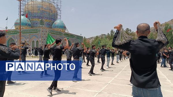 مراسم تاسوعای حسینی در آستانه سید سلطان فقیه‌الدین