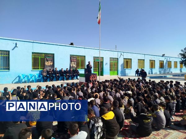 مراسم سوگواری شهادت حضرت فاطمه زهرا(س) در مدارس ابرکوه