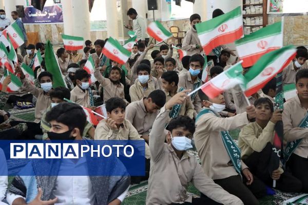 فریاد استکبار ستیزی دانش آموزان در حمایت از مظلومان