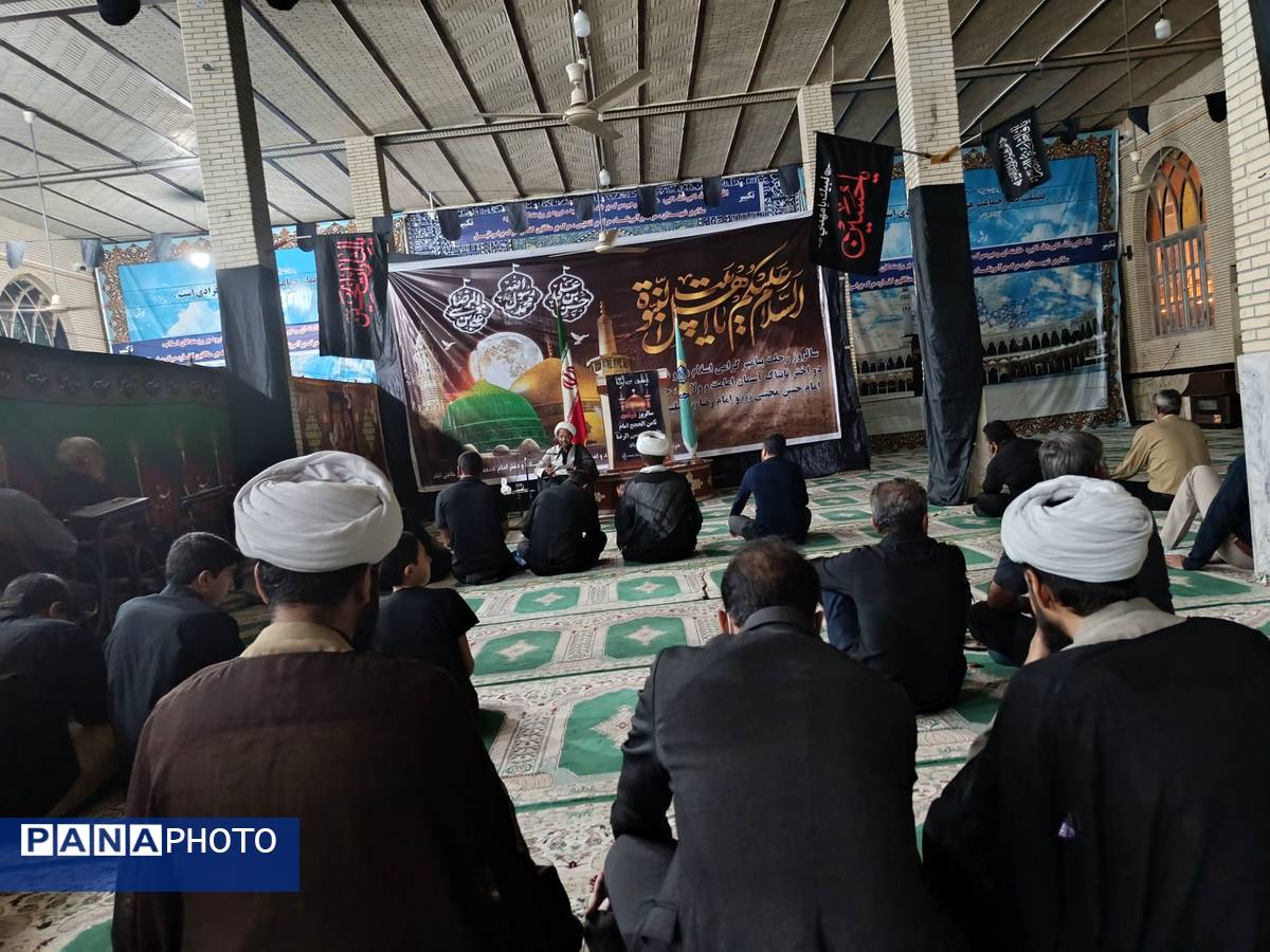 سوگ خورشید خراسان در حاجیآباد عزاداری شهادت امام رضا(ع)