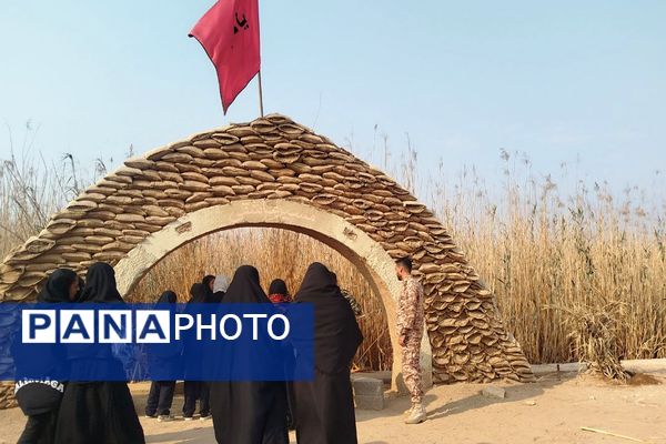 ورود کاروان راهیان نور دختران پیشوا به سرزمین حماسه