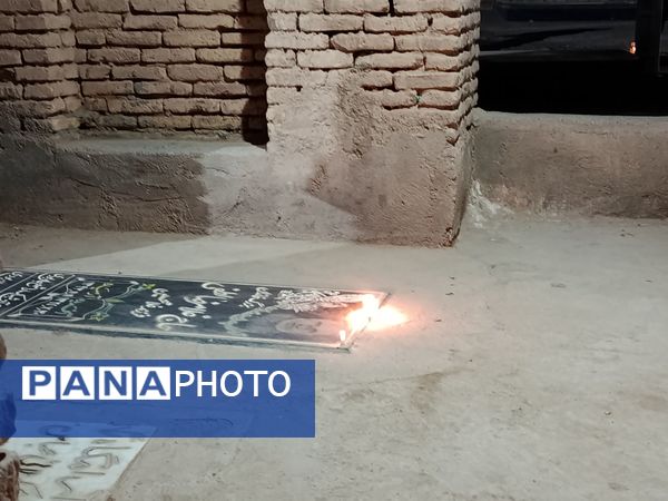 تشییع نمادین حضرت زهرا(س) در دهستان رزق‌آباد