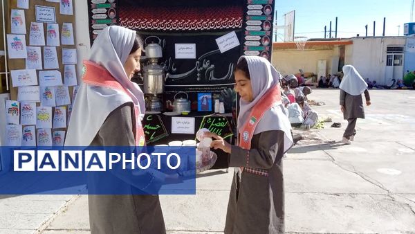 برپایی موکب فاطمیه در مدرسه تجلی عشق و ارادت دانش‌آموزان به حضرت زهرا (س)