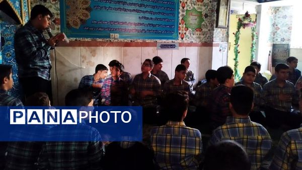 آخرین جلسه هفتگی، هیات الشهدای دبیرستان شهدای مدافع حرم منطقه ۱۰