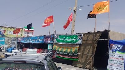 برپایی موکب پیروان ولایت در شهرستان قروه برای خدمت‌رسانی به زائران کربلا