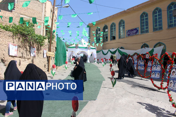 جلوه‌هایی از همدلی گروه‌های مردمی در برپایی یادواره شهدای روستای فردو