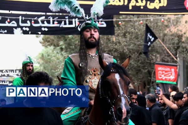 مراسم کاروان روز هشتم هیات حسینی نوش آباد