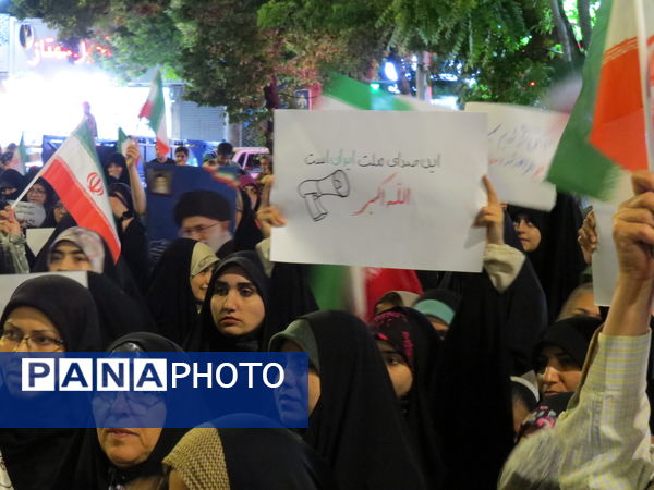 اجتماع مردم غیور بجنورد در حمایت از بیانات مقام معظم رهبری