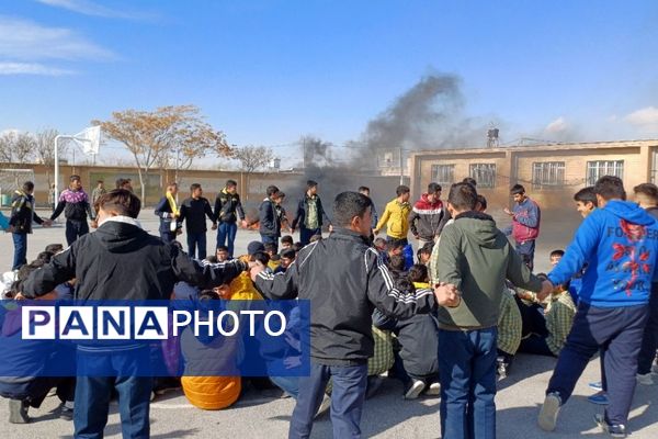 بیست و ششمین مانور زلزله در کمیجان