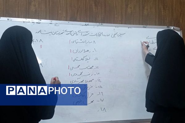 سیزدهمین دوره انتخابات شورای دانش آموزی دختران شهرستان نیشابور
