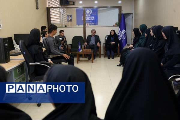 حضور مدیرکل آموزش و پرورش آذربایجان شرقی در خبرگزاری پانا به‌مناسبت سالروز تاسیس این رسانه