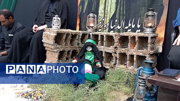 سومین شب عزاداری سیدالشهدا (ع) در فرح‌آباد کاشمر