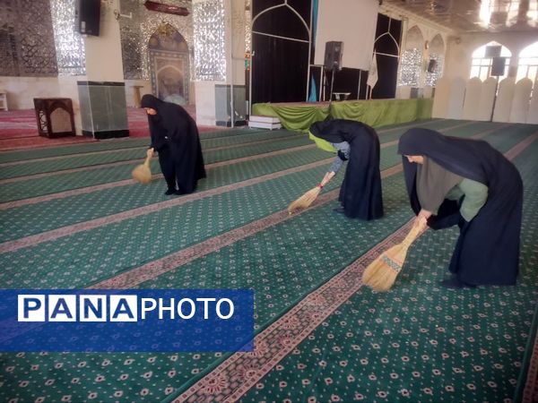 حلول ماه مبارک رجب جلوه‌ای از بندگی و خدمت در باغمزار