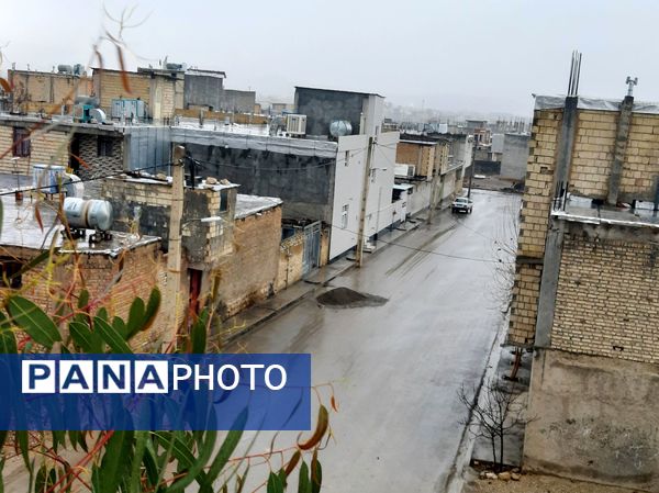 لردگان زیر باران، طراوت زمستانی در دل کوهستان