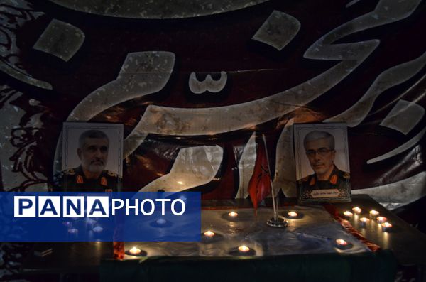 مراسم عزاداری هیئت فرهنگیان در نیشابور 