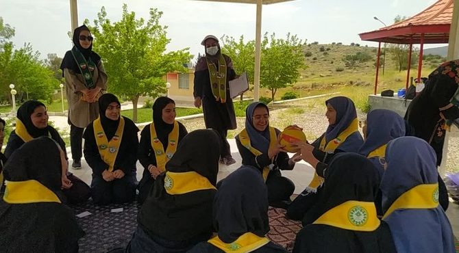 اردوی تشکیلاتی پیشتازان دختر ناحیه سه شیراز 