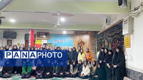 مراسم سوگواری شهادت حضرت ام البنین(س) توسط هیات دانش‌آموزی دبیرستان شاهد سمیه