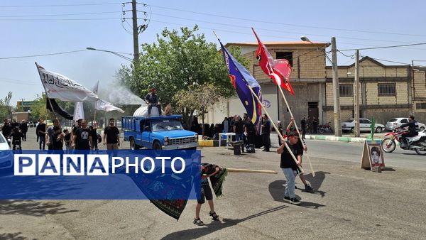 سوگواری روز عاشورا در شهر کهک قم