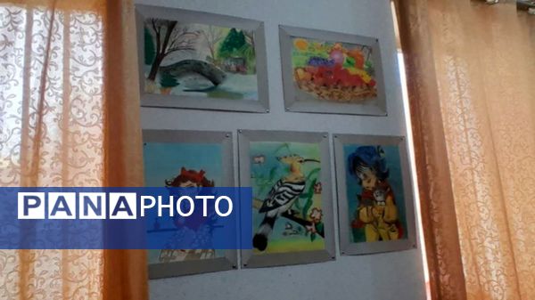 نمایشگاه هنرهای تجسمی امید فردا در دبیرستان دخترانه معلم (دوره اول متوسطه)