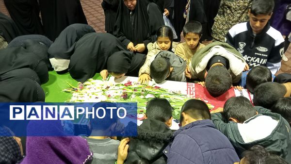 عطر پیکر مطهر شهید گمنام در جلگه رخ 