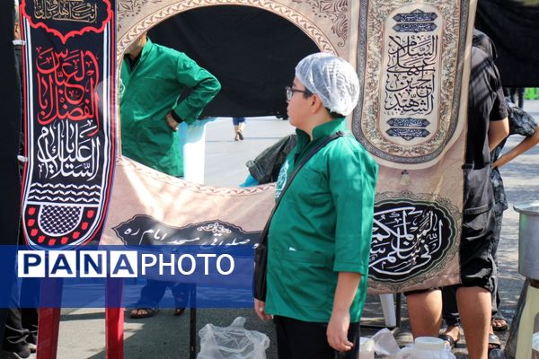 راهپیمایی دلدادگان حسینی در شهرستان سمنان