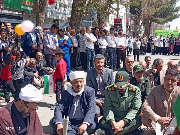 حضور پرشکوه مردم باخرز در راهپیمایی روز قدس