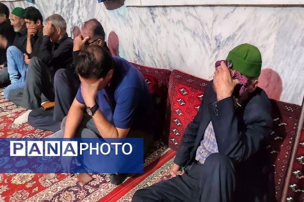 عزاداری شب هشتم ماه محرم در شهر بار 