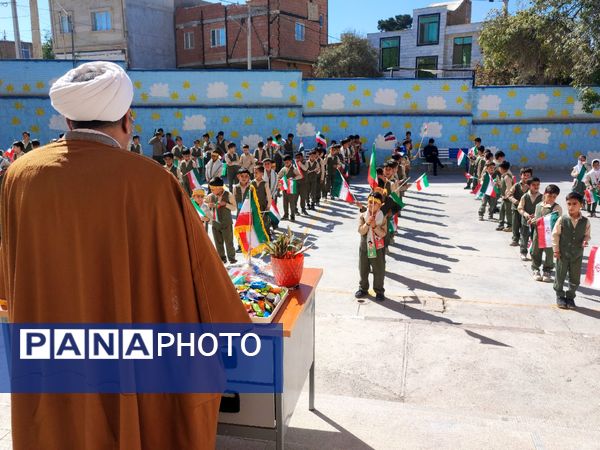 برگزاری یادواره شهدا در آموزشگاه ابتدایی روستای بیار 