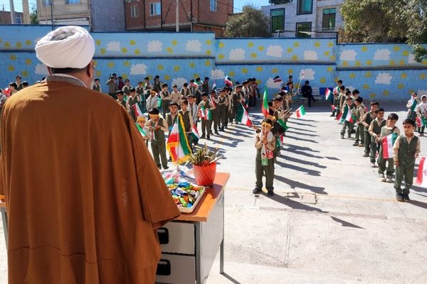 برگزاری یادواره شهدا در آموزشگاه ابتدایی روستای بیار 