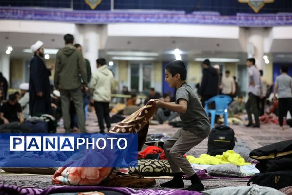 مراسم اعتکاف دانش آموزی در مسجد اعظم و مصلای قدس قم