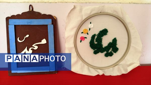 هم‌زمان با هفته فرهنگ و هنر؛ آثار هنری دانش‌آموزان دبیرستان بنت‌الهدی صدر در نورآباد به نمایش درآمد
