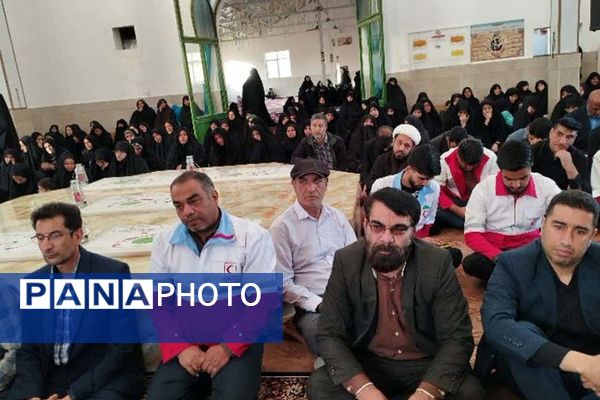 عزاداری سیدالشهدای خدمت «شهید آیت‌الله رئیسی» در کوهبنان