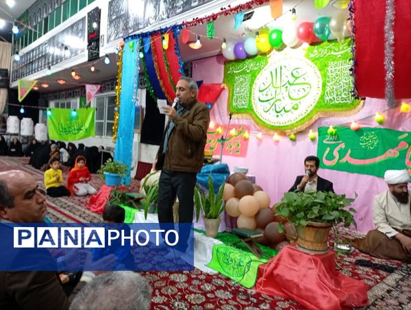 تکیه حسینی غرق در شادی علوی