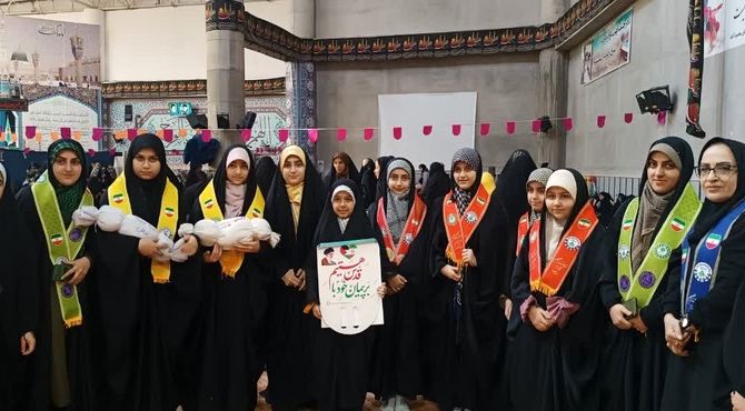 نمایش حضور محمود‌آبادی‌ها در راهپیمایی روز قدس 