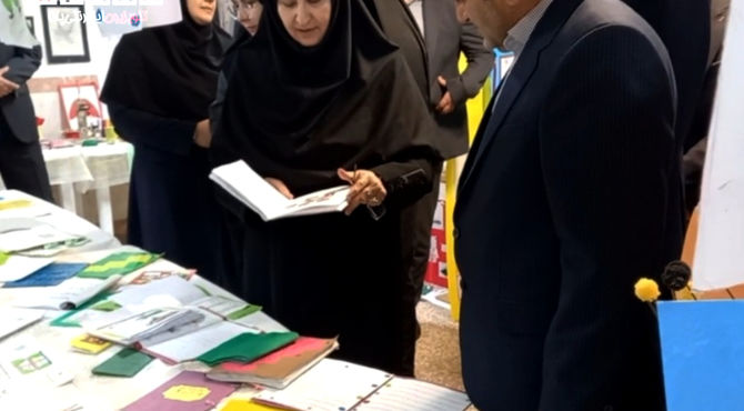 حضور معاون آموزش ابتدایی وزیرآموزش وپرورش در مدرسه شهید علی سقایی اردبیل