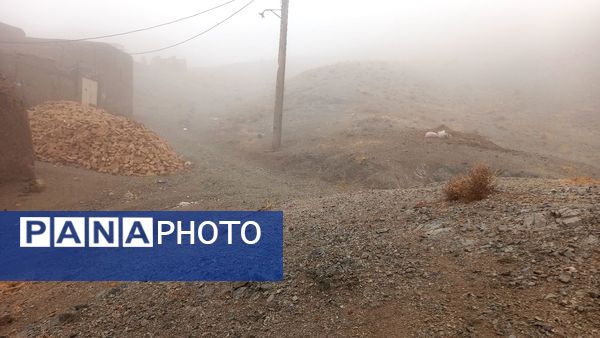 بارش اولین باران پاییزی در روستای بتو