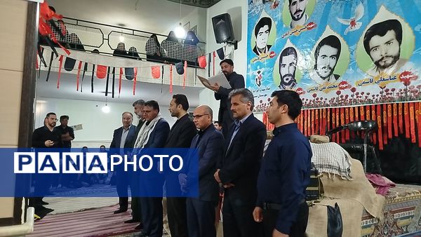 یادواره شهدا در روستای قاسمی نیشابور