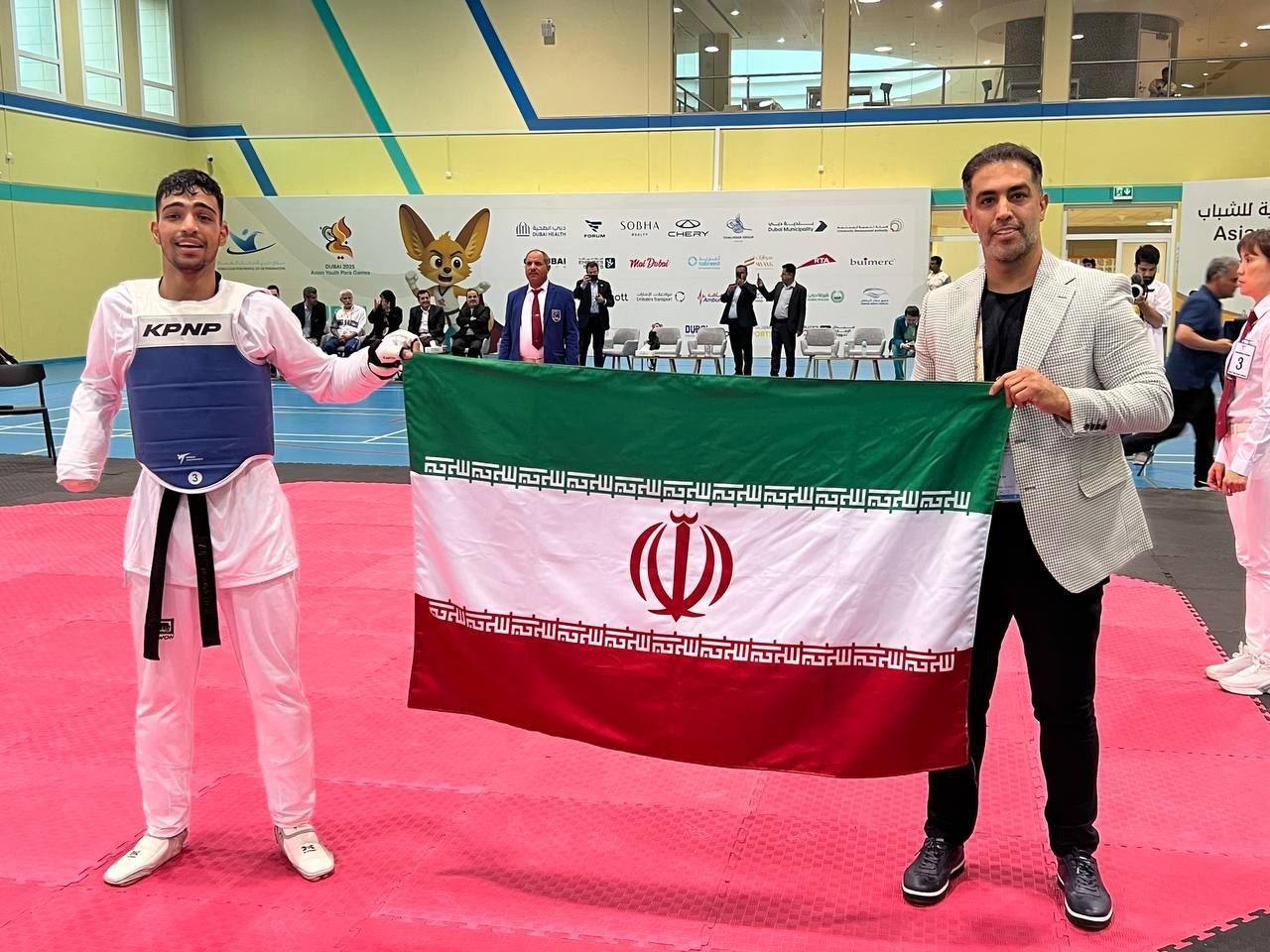 دشت اولین طلای پاراتکواندو از تاتامی دبی/ علیزاده طلایی شد+فیلم