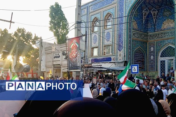جشن بزرگ پیروزی رزمندگان اسلام در نبرد علیه رژیم صهیونیستی و آمریکای جنایتکار در شهرستان قروه